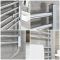 Elektrischer Badheizkörper Chrom Flach 1000mm x 1000mm inkl. 600W Heizelement – Kent