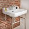 Retro-Waschbecken mit Metallgestell – 560mm x 450mm, mit 1 Hahnloch – Richmond