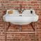 Retro-Waschbecken mit Gestell in Kupfer 560mm x 450mm, 1 Hahnloch – Richmond