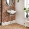 Retro-Waschbecken mit Metallgestell – 500mm x 350mm, mit 1 Hahnloch – Richmond