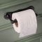 Traditioneller Toilettenpapierhalter – Schwarz – Elizabeth