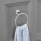 Traditioneller Handtuchhalter, rund – Chrom – Elizabeth