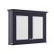 Spiegelschrank 750mm x 1050mm | Twilight Blue (Blau) - Old London