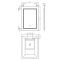 Moderner 21W LED-Spiegel 500mm x 700mm