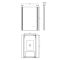 Beleuchteter 21W Ambiente LED-Spiegel 500mm x 700mm