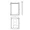 Beleuchteter 25W Ambiente LED-Spiegel 500mm x 700mm