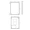 Beleuchteter 27W Ambiente LED-Spiegel 500mm x 700mm