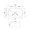 Aufsatzwaschbecken oval 565mm x 350mm (ohne Hahnloch) - Mattweiß