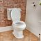 Toilette Traditionell mit Spülkasten aus Keramik - Richmond