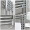 Elektrischer Badheizkörper Chrom 803mm x 500mm inkl. 400W Heizelement – Neva