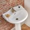 Retro-Standwaschbecken – 600mm x 500mm, 1 Hahnloch – Ryther
