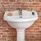 Retro-Standwaschbecken – 600mm x 500mm, 1 Hahnloch – Ryther