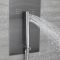 Duschpaneel mit Thermostat – mit Regen/Wasserfall-Duschkopf, Handbrause und Körperdüsen - Metallgrau – Océanie