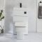 2-in-1-Waschbecken- und WC-Element 500mm x 890mm mit Exton-WC | Farbe wählbar - Cluo