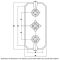 Traditionelles Unterputz-Thermostat, für 3 Verbraucher – Chrom - RAK Washington x Hudson Reed