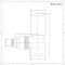 Heizkörperwinkelventil Set manuell mit 1/2" Muttergewinde, Chrom