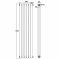 Gliederheizkörper Vertikal 2 Säulen Nostalgie Anthrazit 1500mm x 383mm 1258W - Saffre