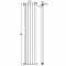 Gliederheizkörper Vertikal 2 Säulen Nostalgie Weiß 1800mm x 383mm 1489W - Saffre
