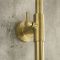 Duschsäule mit Thermostat inkl. Handbrause und Duschkopf – satiniertes Gold – Ayanna