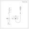 Thermostat-Wannenarmatur (eckig) mit Handbrause – Farbe wählbar - Tolima