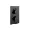 Nox - Schwarzes thermostatisches Duschventil