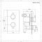 Nox - Schwarzes thermostatisches Duschventil