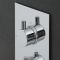 Unterputz-Armatur mit Thermostat und Funktionswechsler – Chrom – Como