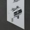 Unterputz-Armatur mit Thermostat und Funktionswechsler – Chrom – Como
