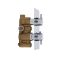 Unterputz-Armatur mit Thermostat und Funktionswechsler – Chrom – Como