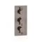 2-Wege Thermostat in gebürsteter Bronze- Amara
