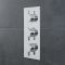 Unterputz Duscharmatur Thermostatisch 3 Verbraucher Chrom - Como