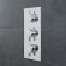 Unterputz Duscharmatur Thermostatisch 3 Verbraucher Chrom - Como