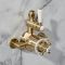 Retro Twin Aufputz-Thermostat für 1 Verbraucher - satiniertes Gold – Elizabeth