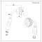 Hudson Reed Elizabeth - Retro-Handbrause aus Messing mit Keramikgriff - Chrom/Schwarz