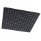 Unterputz-Duschsystem - inkl. Einhebelmischer und 400mm x 400mm Unterputz-Duschkopf - Schwarz - Preto