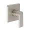 Unterputz-Einhebelmischer mit rundem 188mm Wand-Duschkopf - gebürstetes Nickel - Aldwick
