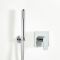 Unterputz-Einhebelmischer mit rundem Handbrauseset – Chrom – Arcadia
