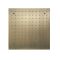 Regendusche Unterputz zur Deckenmontage eckig 400mm – antikes Messing – Alama