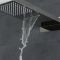 Regenduschkopf mit 2 Funktionen Wandmontage - Chrom – Kubix