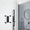 Duschsystem mit Unterputz-Thermostat - inkl. Brausestangenset und Körperdüsen - Schwarz - Preto