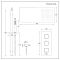 Unterputz-Duschsystem mit Thermostat – mit Wand-Duschkopf und Brausestangenset – Chrom – Kubix