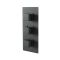 Duschsystem mit Unterputz-Thermostat - inkl. 300mm x 300mm Duschkopf und Handbrauseset - Schwarz - Preto
