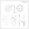 Duschsystem mit Thermostat – mit 400mm rundem Unterputz-Duschkopf und Handbrauseset - Chrom – Como