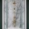 Duschsäule mit Aufputz-Thermostat - inkl. 194mm rundem Duschkopf, Handbrauseset und Wanneneinlauf – satiniertes Gold – Elizabeth