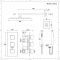 Duschsystem mit Unterputz-Thermostat - inkl. 300mm x 300mm Duschkopf, Handbrauseset und Körperdüsen - Schwarz - Preto