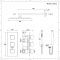 Duschsystem mit Unterputz-Thermostat - inkl. 300mm x 300mm Duschkopf, Handbrauseset und Überlauf-Wanneneinlauf - Schwarz - Preto