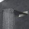 Rundes Dusch-Thermostat mit Umleiter, Wasserfall-Duschkopf und Handbrauseset, Chrom - Como