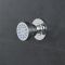Rundes Dusch-Thermostat mit Umleiter, 400mm Decken-Duschkopf, Massagedüsen und Brausestangenset, Chrom - Como