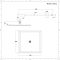 Nox - Schwarzes Duschventil mit 300x300mm Duschkopf und Arm