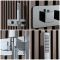 Unterputz-Thermostat für 2 Verbraucher inkl. Handbrause - Chrom - Kubix